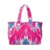 Senora-pink-wide-quilted-cotton-tote-handbag Senora-pink-wide-quilted-cotton-tote-handbag