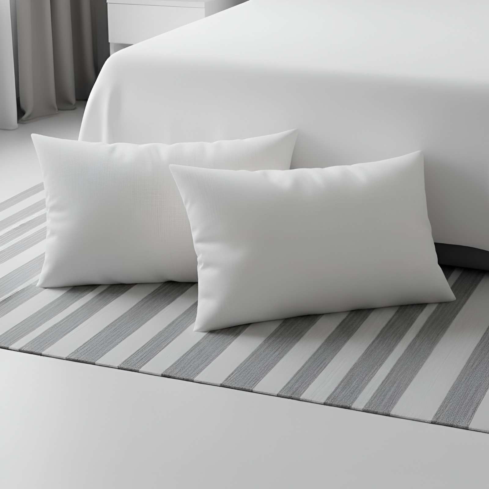 Organic Cotton King Bedsheet Set in White