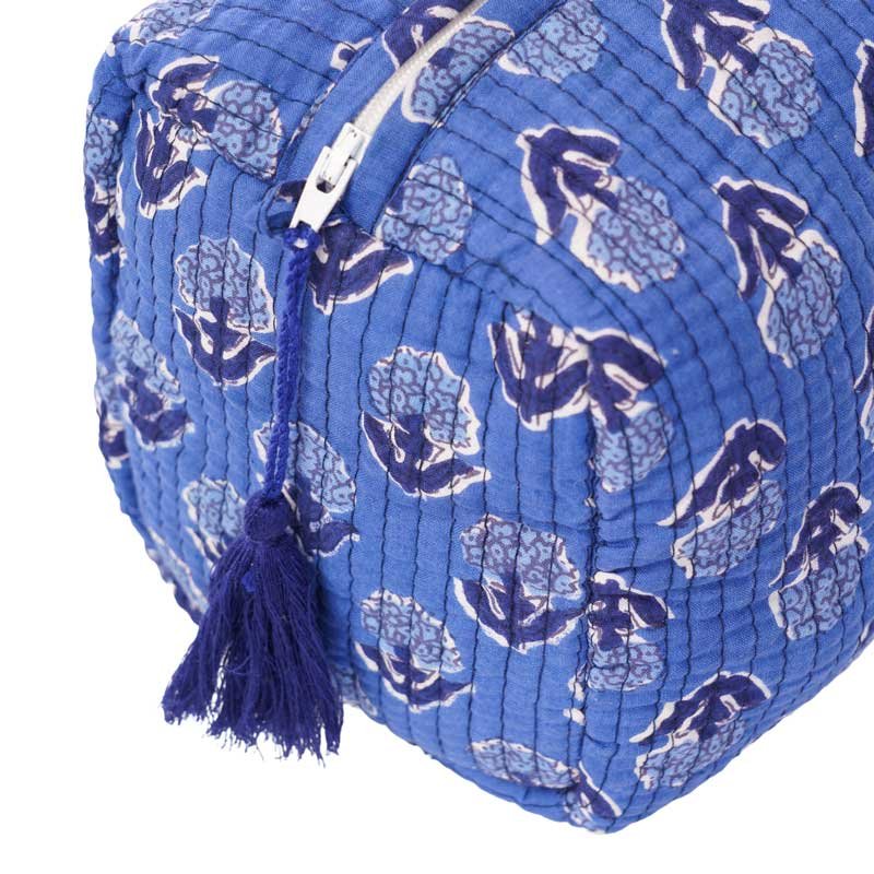 Senora quilted cotton travel makeup organizer pouch Senora quilted cotton travel makeup organizer pouch