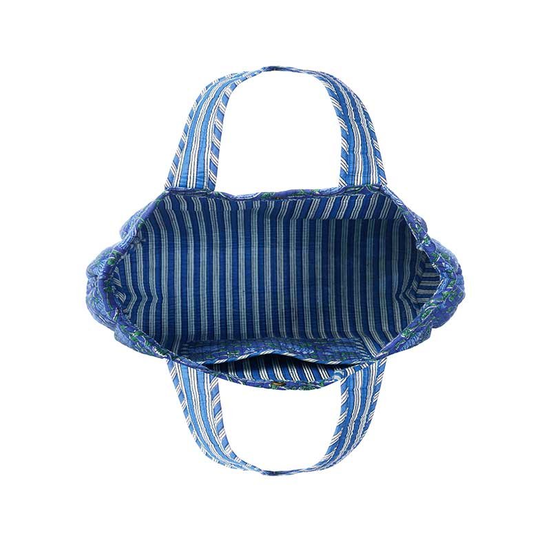 Senora-blue-quilted-cotton-wide-tote-shopping-bag