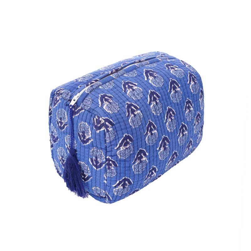 Senora quilted cotton travel makeup organizer pouch Senora quilted cotton travel makeup organizer pouch