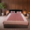 red-floral-cotton-king-bedsheet-set red-floral-cotton-king-bedsheet-set