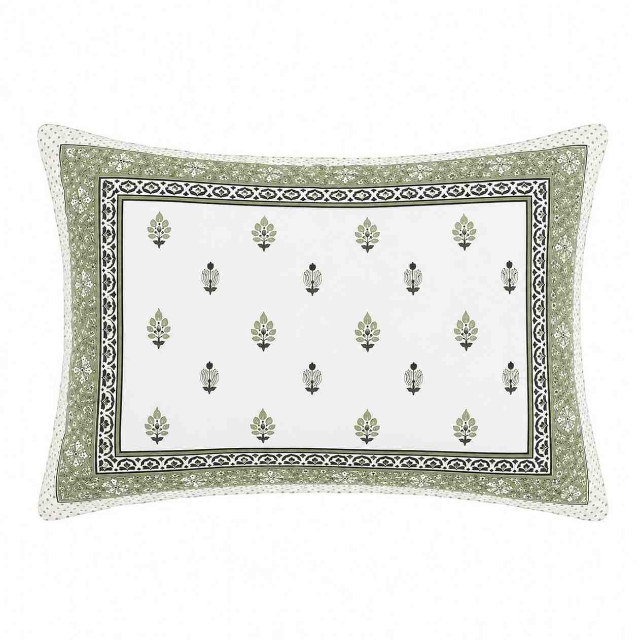 Premium 180 TC Hand Block Design King Size Cotton Bedsheet by SENORA