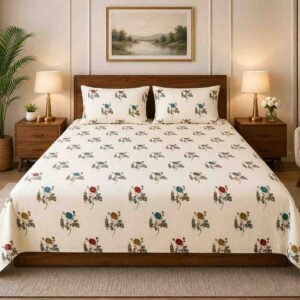 Super King Size Cotton Bedsheet