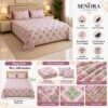 Senora Lifestyle Pink Geometric Cotton Bedsheet Infographic