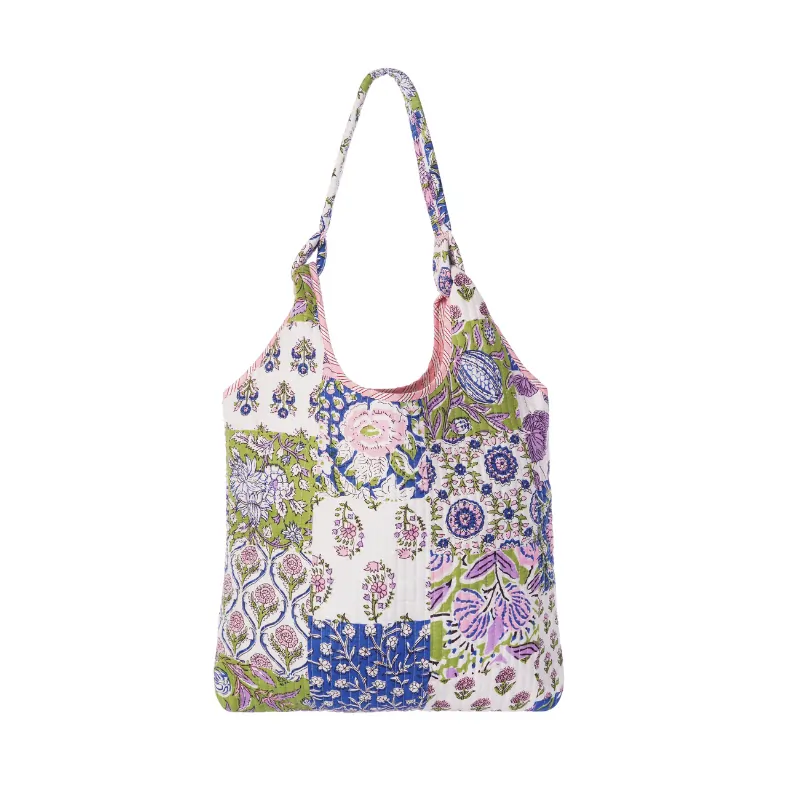 SENORA multicolor cotton tote bag for women India SENORA multicolor cotton tote bag for women India