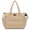 SENORA Padded Nylon Tote Bag for Women – Lightweight Quilted Handbag SENORA Padded Nylon Tote Bag for Women – Lightweight Quilted Handbag