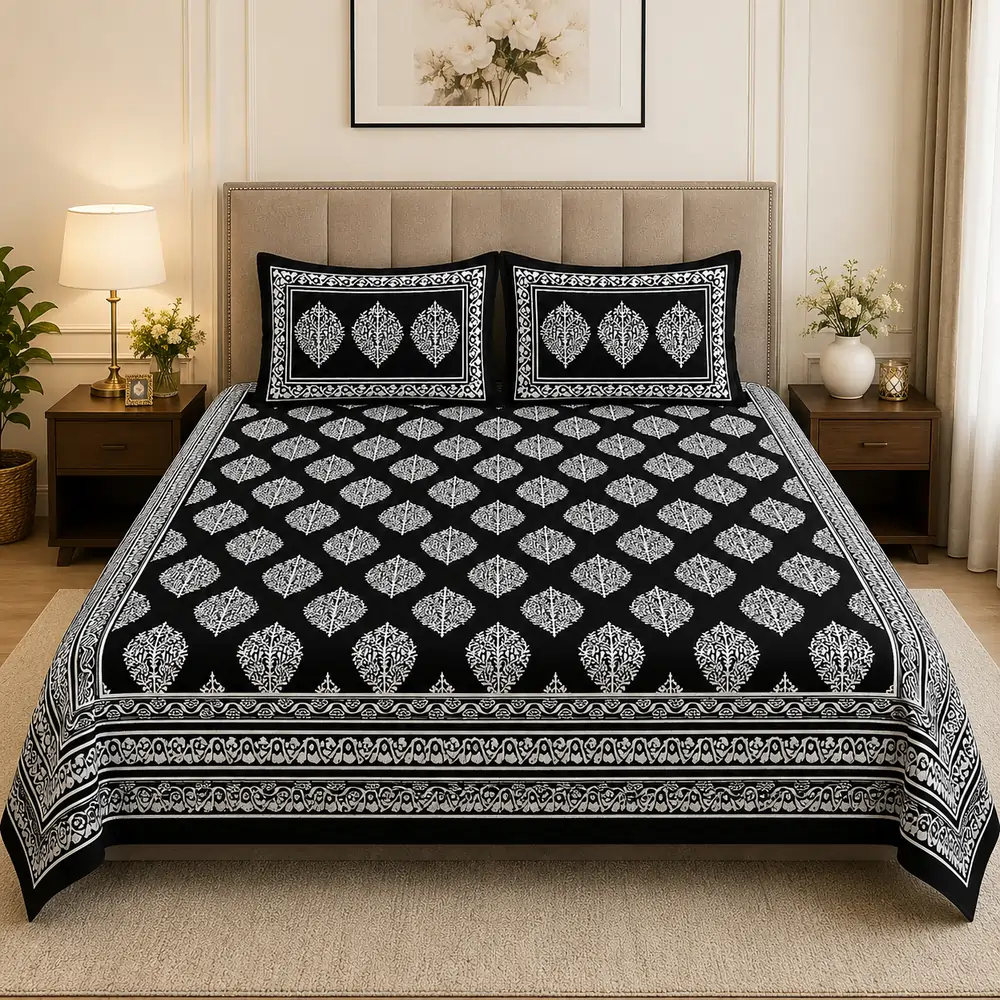 Soft & Breathable Double Bedsheet | SENORA Lifestyle Soft & Breathable Double Bedsheet | SENORA Lifestyle