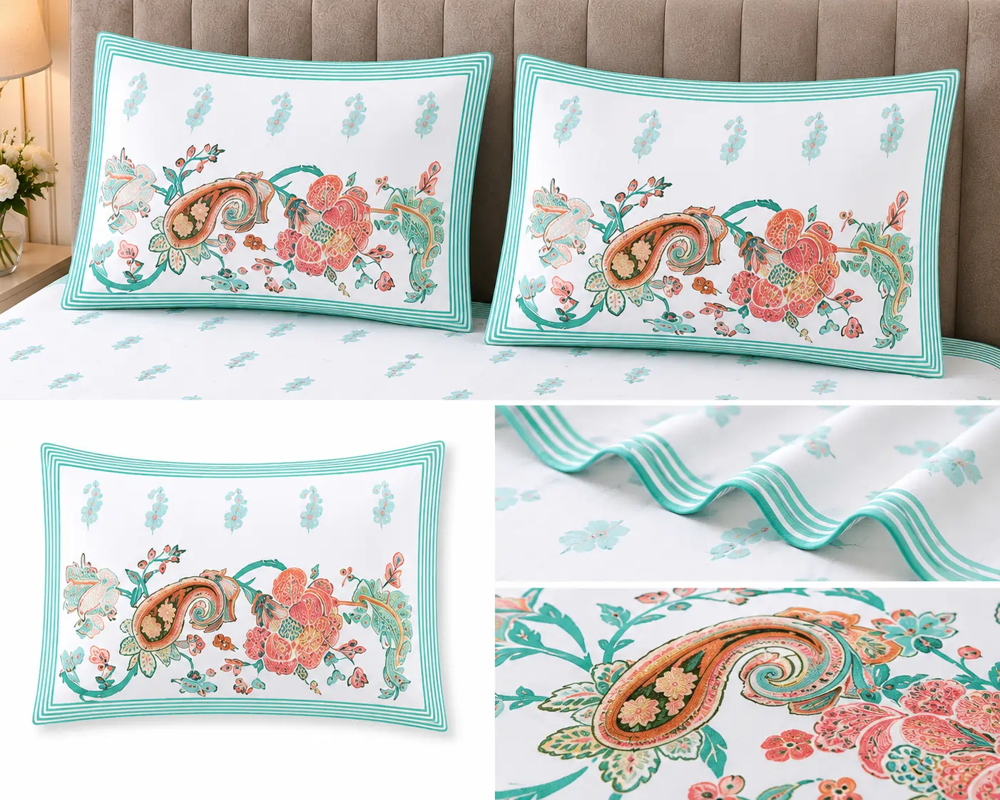 Soft & Breathable Double Bed Cotton Bedsheet