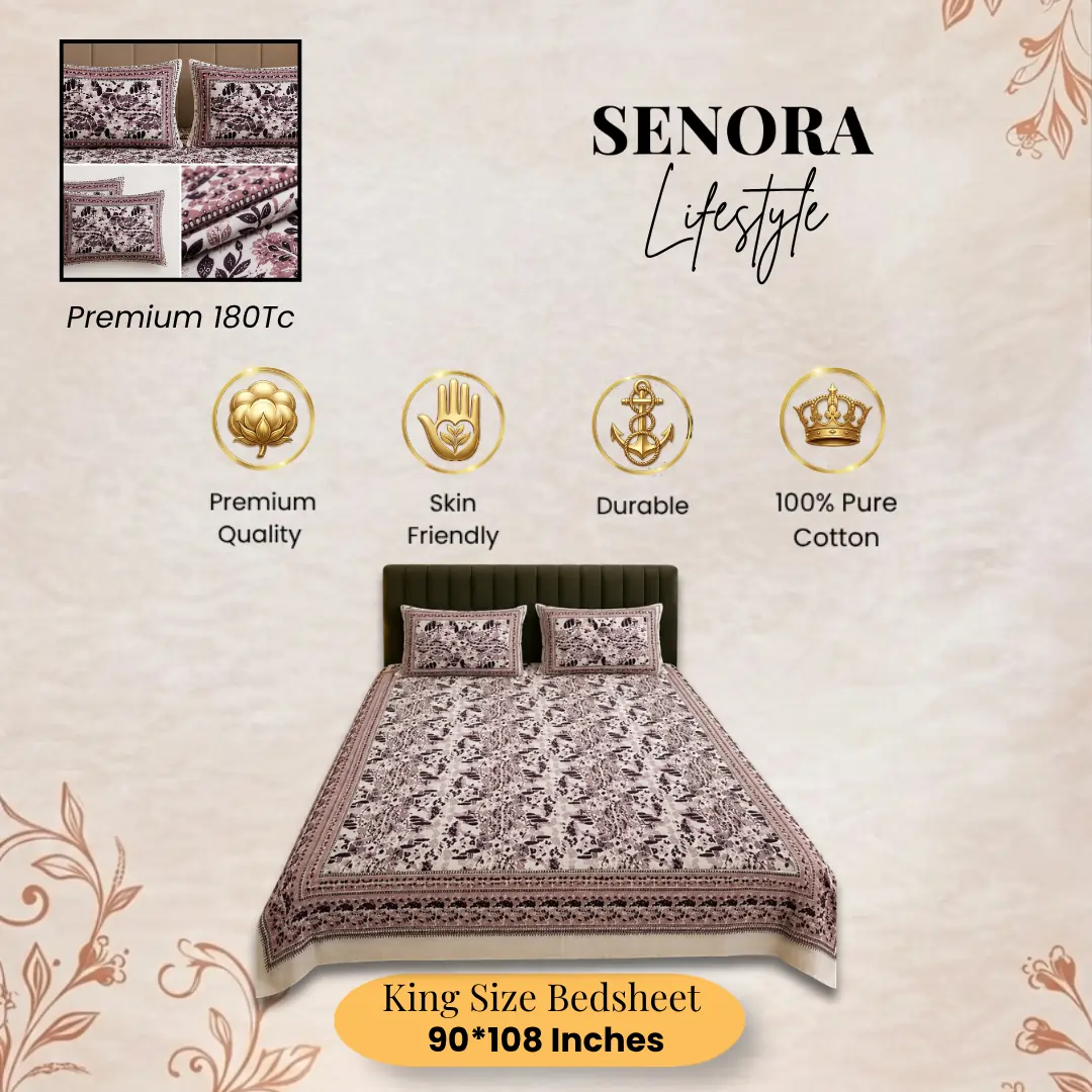 SENORA Lifestyle floral print bedding set SENORA Lifestyle floral print bedding set