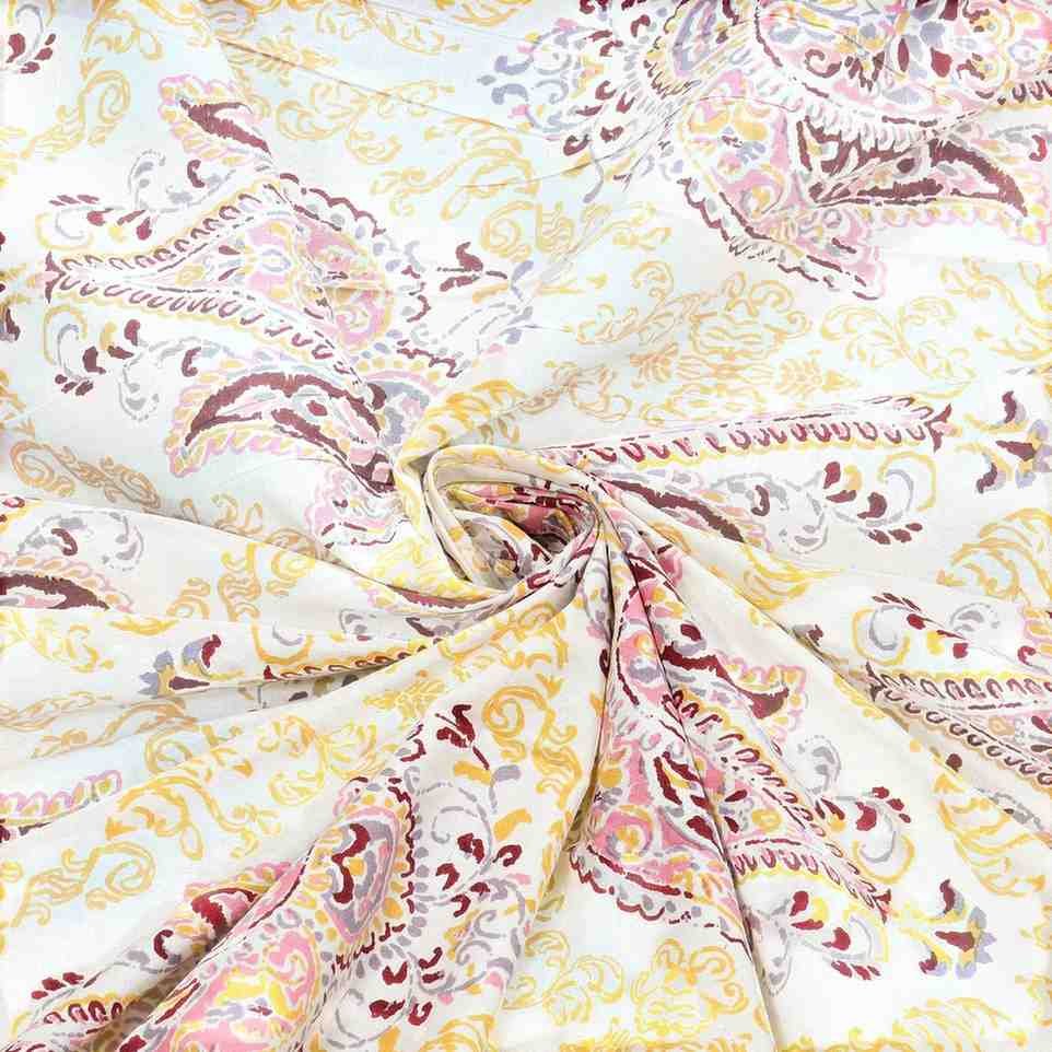 Grey floral cotton bedsheet with chevron border design