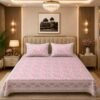Premium Jaipuri floral cotton Super King bedsheet 108x108 inches